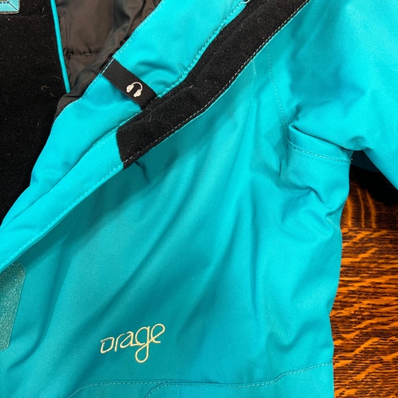 Orage Girl’s Winter Ski Coat EUC size XL Turquoise Blue - Picture 9 of 11